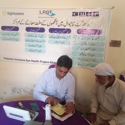 Opthomalogist is recommended the medicine to eye patient